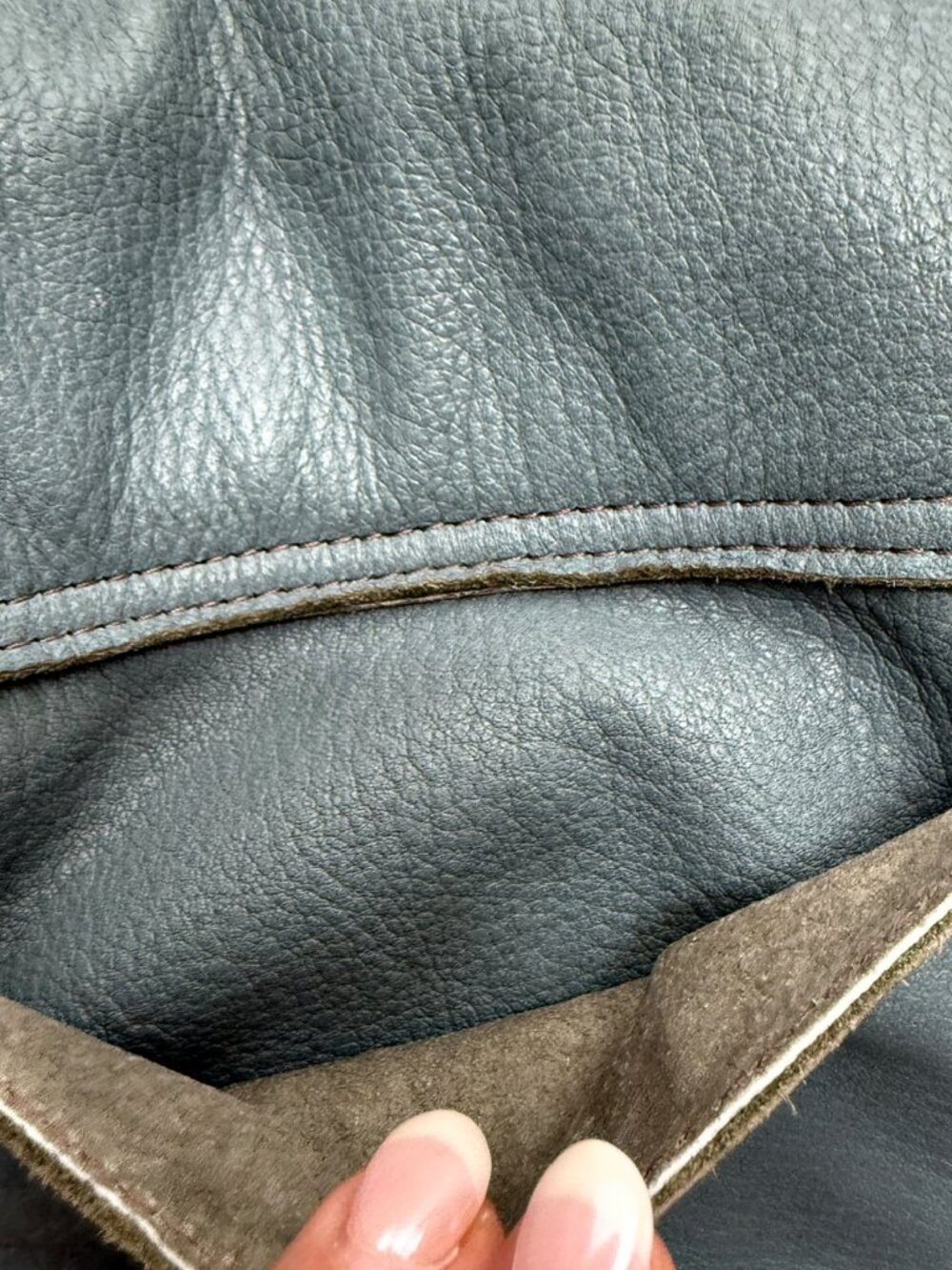 T. GREMILLION BLUE Leather fringe bag - Picture 5 of 9